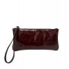 Kožená taštička Elen střední  laková