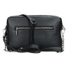 kožená crossbody kabelka černá (3)