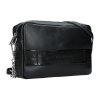 kožená crossbody kabelka černá (1)