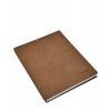 Kožený zápisník velký tm. hnědý (2)