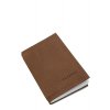 Kožený zápisník malý tm. hnědý (2)