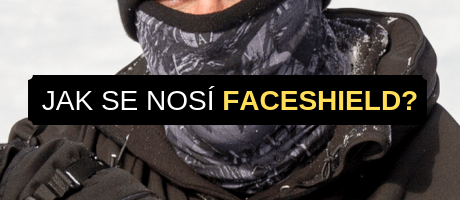 Jak nosit Faceshield?