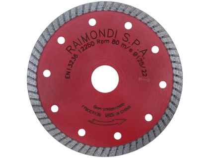 Raimondi CCT125 přední strana kotouče