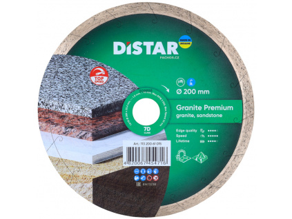 Granite Premium vodní kotouč na řezání dlažeb a kamene, 180mm