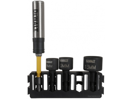 DeWalt DT70826 prodloužení a ořechy 8, 10, 13mm, šestihran