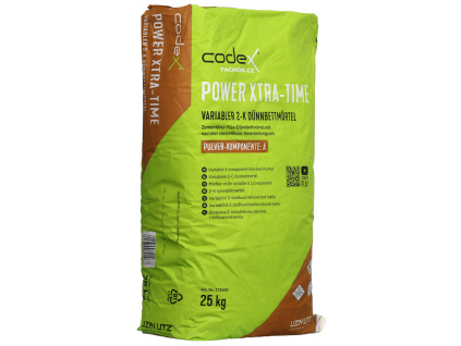 Codex Power XTRA TIME rychleschnoucí lepidlo, 25kg