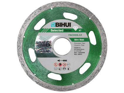 Bihui B Slim tenký řezný kotouč na dlažbu a obklad, 115mm