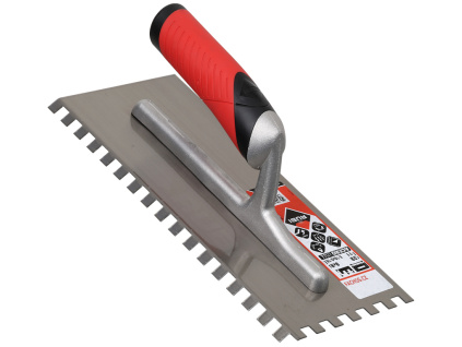 Nerez zubové hladítko s hranatými zuby 45°