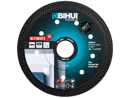 Bihui DCAM řezný kotouč na dlažbu a obklad, 125mm