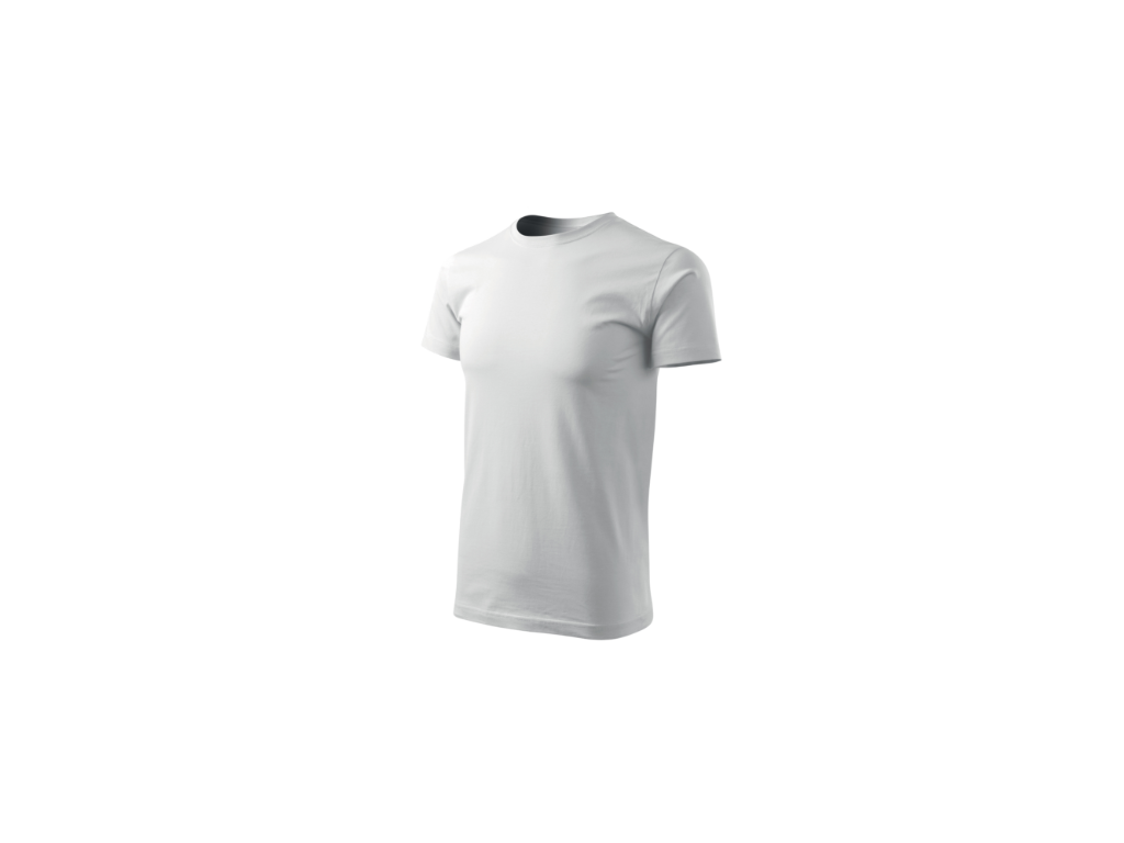 Basic Recycled T-shirt men’s (Color white, Size 5XL)