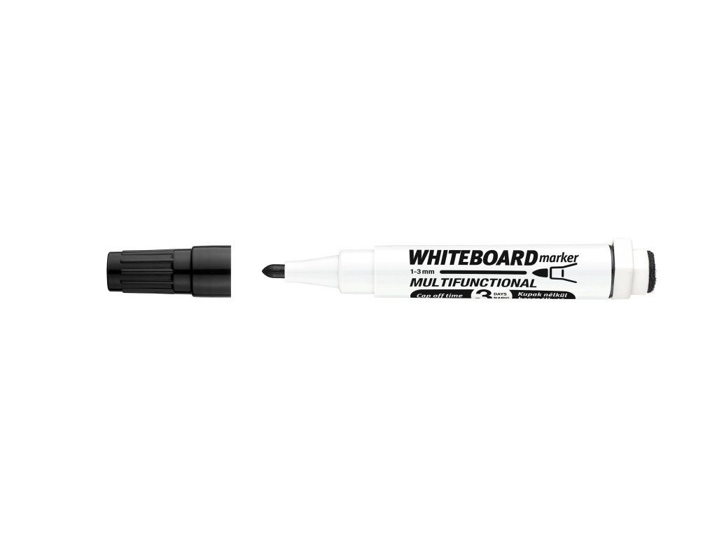 ICO Multifunctional Magnetic WB Marker (Color Black)
