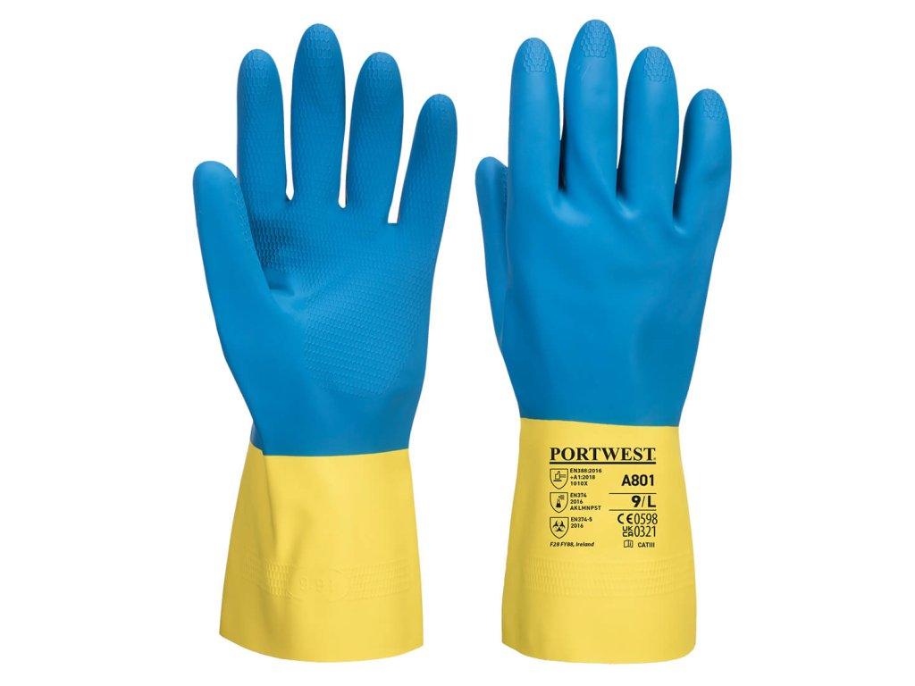 A801Y4RL (Color Yellow/Blue, Size L)