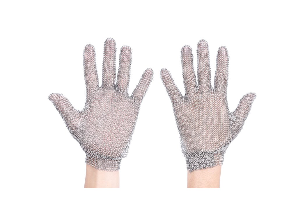 Chainmail Glove (Color Silver, Size M)