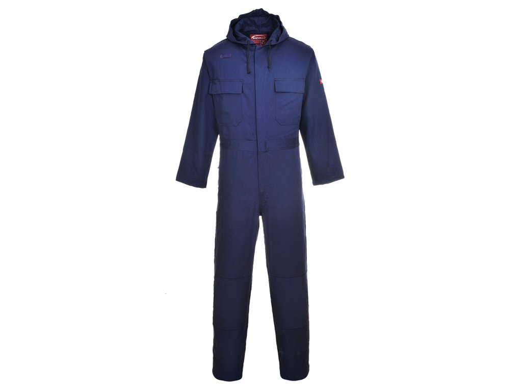 1 (Color The Bizweld FR Hooded Coverall offers a built-in head protection option to the wearer plus added design features including knee…, Size L)