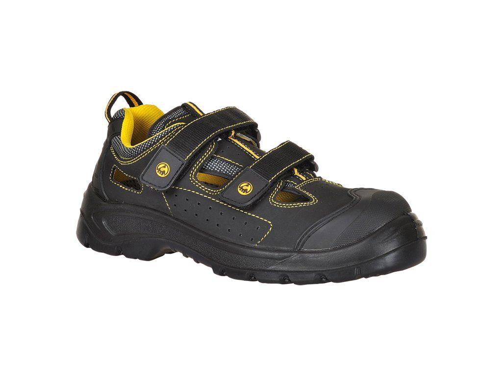 Portwest Compositelite ESD Tagus Sandal S1P (Color Black, Size 36)