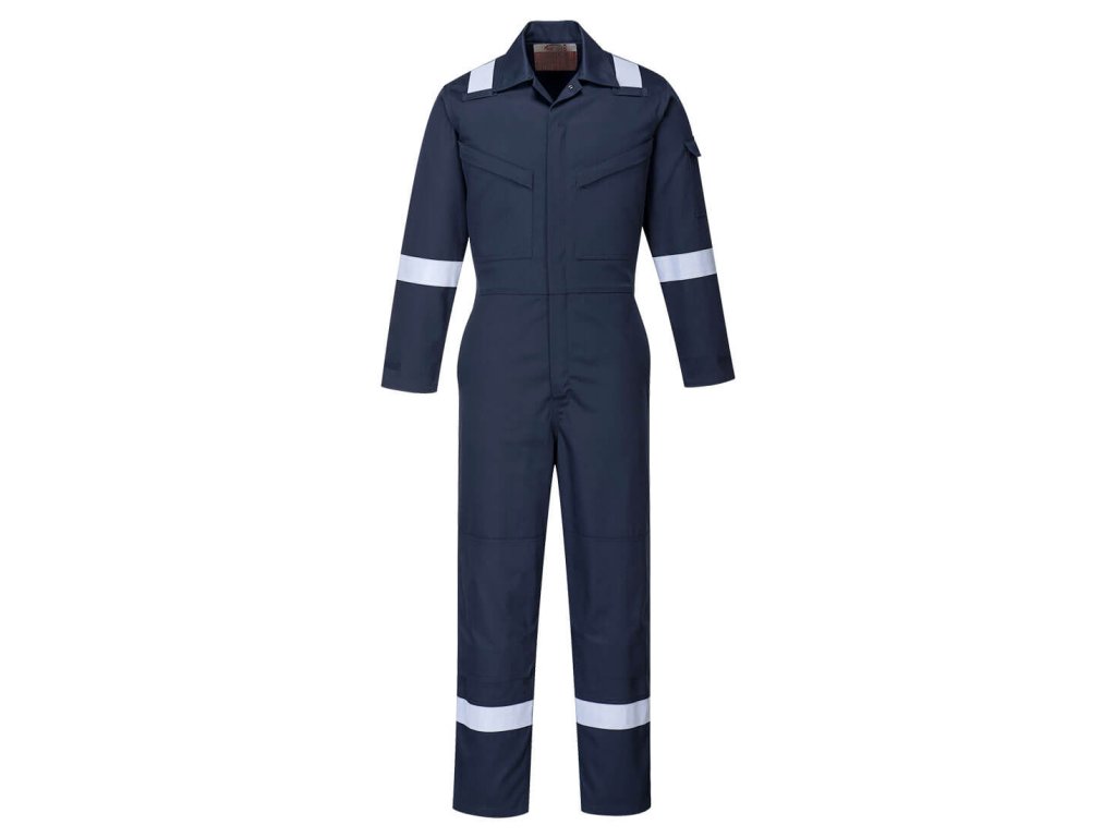 Bizflame Work FR Women's Coverall (Color Navy, Size L)