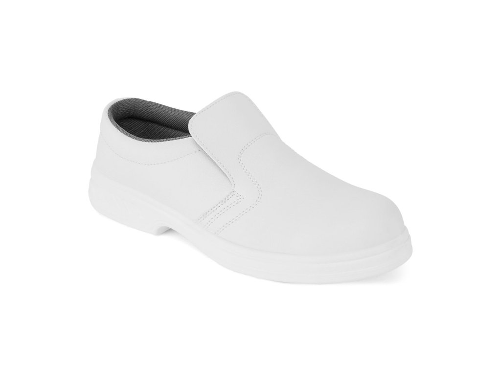 Occupational Microfibre Slip On Shoe O2 FO SR (Color White, Size 34)