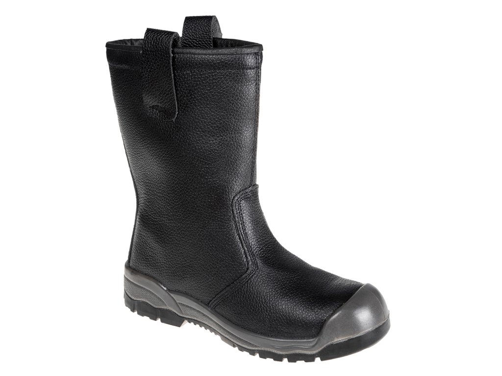 Steel Action Leather Rigger Boot S1P SR (Color Tan, Size 37)