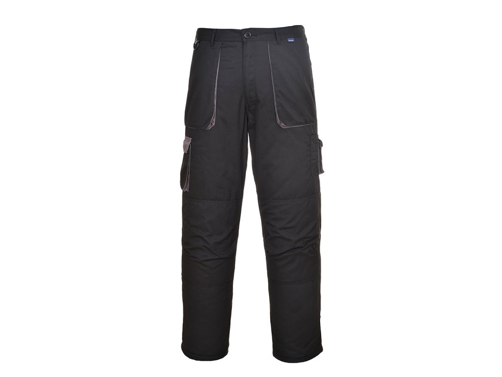 Portwest Texo Contrast Insulated Trousers (Color Black, Size XXL)
