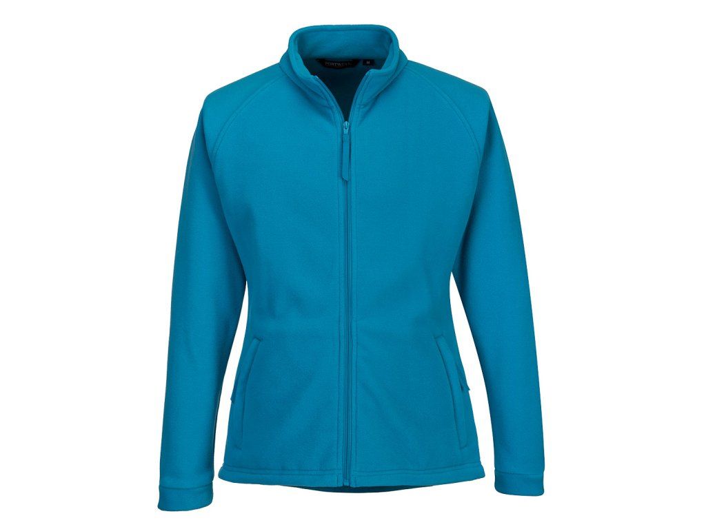 Women's Aran Fleece (Color Aqua, Size L)