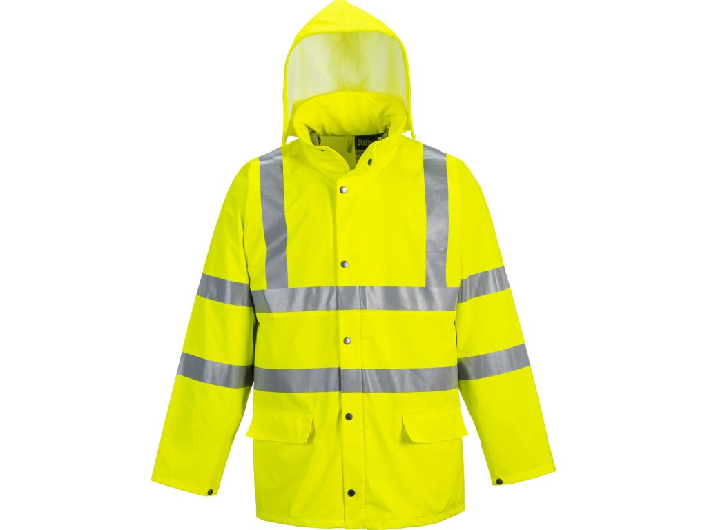 Sealtex Ultra Hi-Vis Rain Jacket (Color Yellow, Size 4XL)
