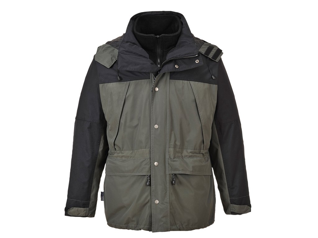 Orkney 3-in-1 Jacket (Color Grey, Size 4XL)
