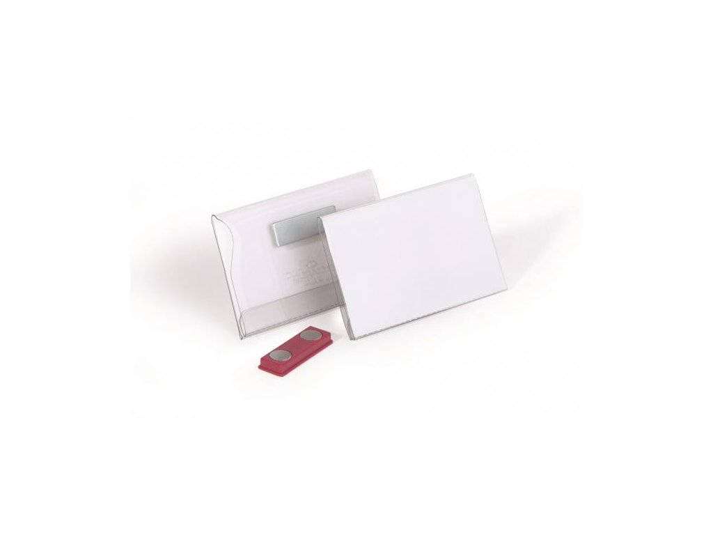 Tag with magnet DURABLE 54x90mm 25 pcs