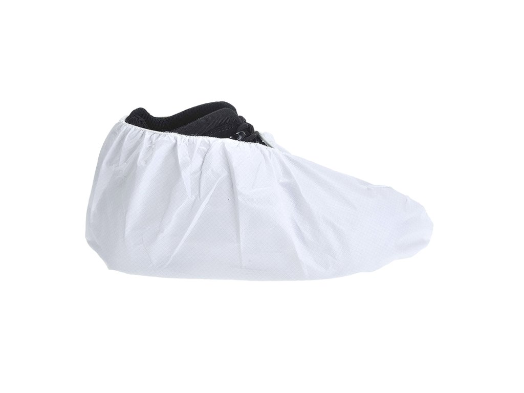 BizTex Microporous Shoe Cover Type PB[6] (200 Pairs) (Color White)