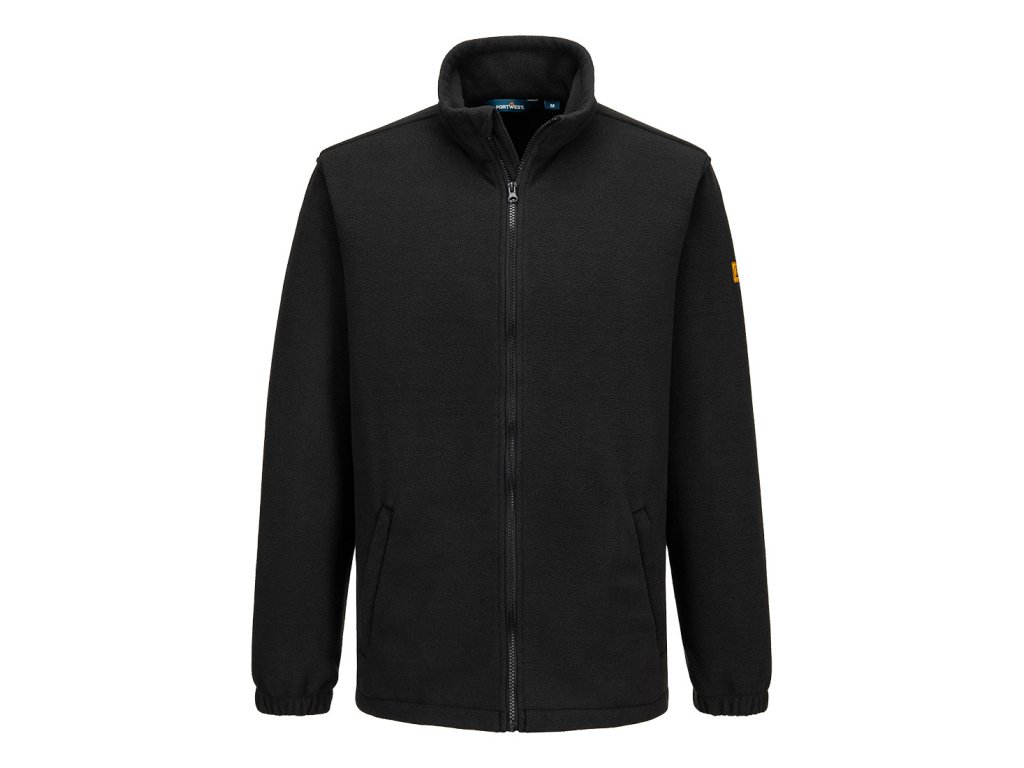 Anti-Static ESD Fleece (Color Black, Size XXL)