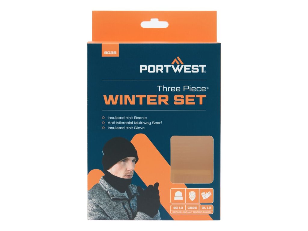 Winter Accessory Set (3pcs) (Color Black)