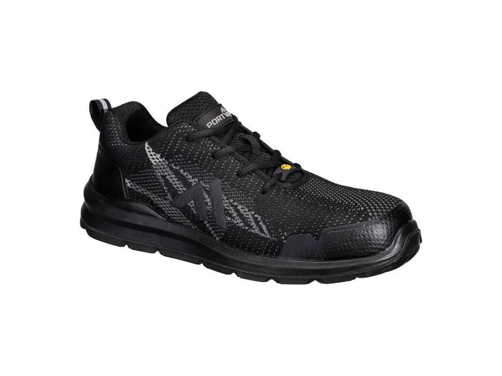 Composite Textile Trainer S1PS ESD SR FO (Color Black/Zoom Grey, Size 36)