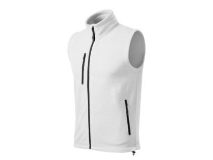Exit Fleece Vest unisex (Color white, Size 3XL)