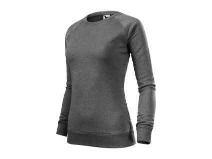 Merger Sweatshirt women’s (Color black melange, Size 2XL)