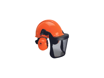 3M PELTOR G3000 Safety Helmet Orange + Forestry Kit