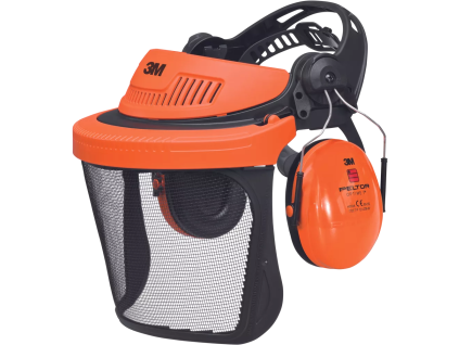 3M PELTOR G500 Wire Face Shield + H510 Earmuffs