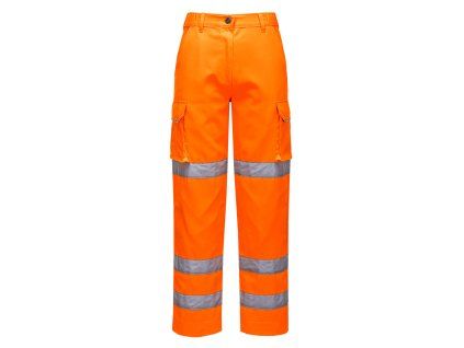 Hi-Vis Women's Three Band Work Trousers (Size L)