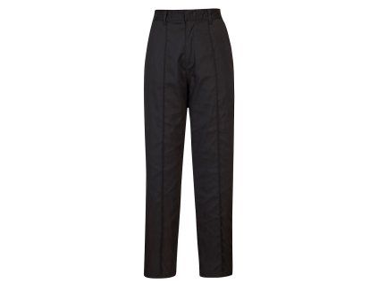 Women's Elasticated Trousers (Color Black, Size 4XL)