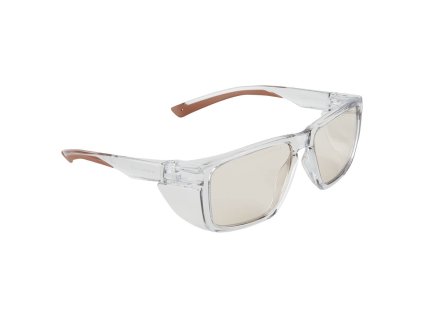 Side Shields Safety Glasses (Color Brown)