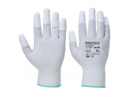 Vending Antistatic PU Fingertip Glove (Size S)