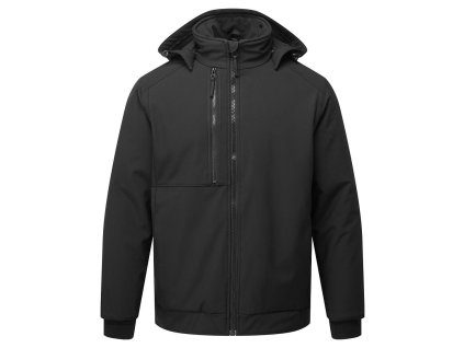 WX2 Eco Hooded Insulated Softshell (2L) (Color Black, Size L)