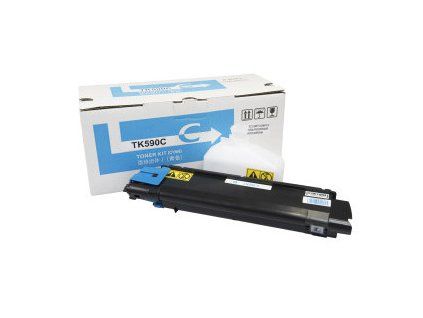 Compatible toner TK590C 1T02KVCNL0, cyan, 5000 pages Kyocera