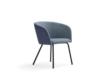 JOY szék, fekete, sötétkék/kékszürke