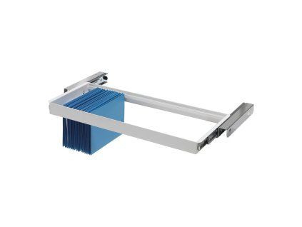 Extendable hanging frame STYLE, for files, 835x365 mm, white