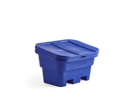 Container for sprinkling material, 300 L, blue