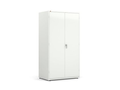 Deep metal workshop cabinet SUPPLY, 1900x1020x635 mm, white