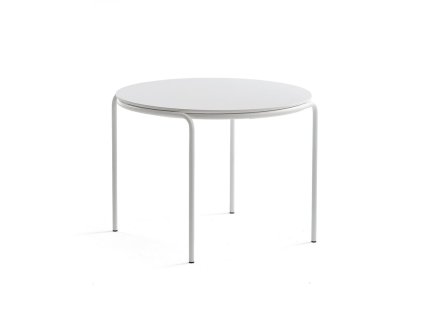 Coffee table ASHLEY, Ø770 x 530 mm, white, white