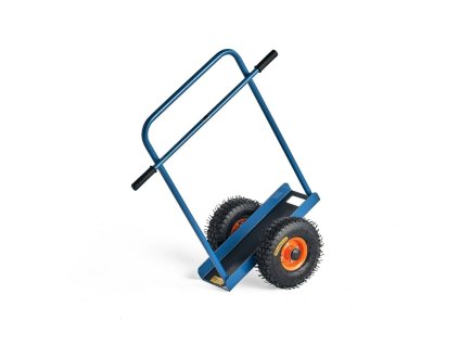 Transport trolley for board material, load capacity 200 kg, 500x380x900 mm