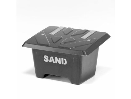 Pojemnik na piasek, 65 L, czarny