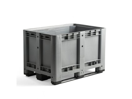 Pallet container with 3 CARTER gliders, 1200x800x780 mm