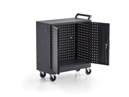 Werkzeugschrank PROVIDE, mit Rollen 835x760x350 mm, dunkelgrau